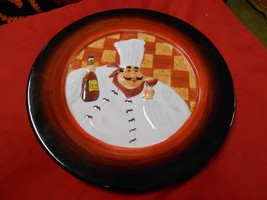 Great Collectible ITALIAN CHEF design Round PLATTER - £7.49 GBP