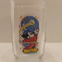 Vtg 2000 McDonald&#39;s Walt Disney&#39;s Mickey Mouse Fantasia Square Glass Epcot - £9.18 GBP
