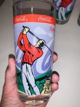 Vintage Coca-Cola Classic Glasses Lot of 4 USA Indiana Glass Co. Tumblers Golf - $50.00