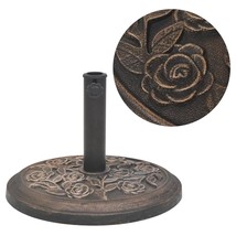  Parasol Base Bronze Resin, Steel Standard Decorative Inlays - $1,726.28 MXN