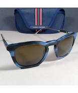 Tommy Hilfiger TH1383/S QEUEC Blue Marble Vintage Pilot Sunglasses - $88.51 CAD