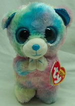 Ty Beanie Boos Big Eyed Colorful Hope Praying Bear 6&quot; Plush Stuffed Animal New - £11.87 GBP