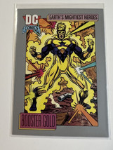 DC Comic Cards 1992 Series I Earth&#39;s Mightiest Heroes Booster Gold #38 - £1.56 GBP