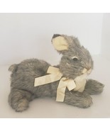 Walmart Gray Frosted Bunny Rabbit Easter Stuffed Plush Realistic Life Like - £19.53 GBP