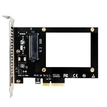 U.2 (Sff-8639) Pcie Nvme 4.0/3.0 Adapter For U.2 Pcie Ssd, Pci-E Gen4 Full Speed - £31.33 GBP