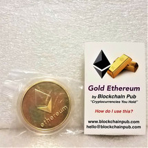 ETHEREUM Litecoin Gold Coins- 4 Pieces NEW - £15.66 GBP