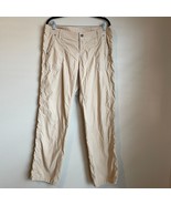 KUHL Legendary Cargo Pants Womens 14 Reg Khaki Lightweight Hiking Outdoor - $29.02