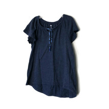 Old Navy Girls Size S 6-7 Blue Casual Top Boho - $7.66