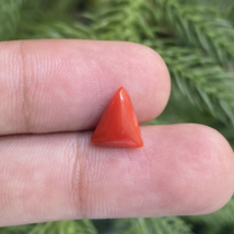 AA+Genuine Natural Coral Gemstone, Triangle Shape Coral, Jewelry Making ... - $9.99