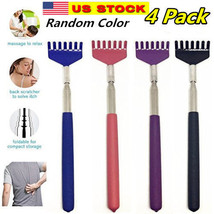 4 Pcs Extendable Stainless Steel Telescoping Back Scratcher Massager Ext... - £7.73 GBP