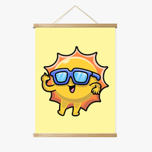 Sandro the Sun Magnetic Wood Frame Hanger by Dancing Littles Jungle - $39.99