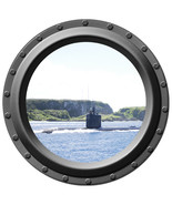 USS Greenville Submarine - Porthole Wall Decal - $269.54 MXN