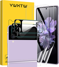 YWXTW [2+2 Pack] for Samsung Galaxy Z Flip 3 inside EPU Screen Protector... - £11.87 GBP