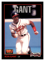 1993 Triple Play Ron
  Gant   Atlanta Braves Baseball Card
  GMMGD_1a - £0.81 GBP