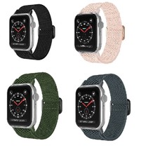 Worryfree Gadgets Stretchy Nylon Band with Metal Adapter for Apple Watch... - £10.43 GBP