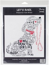 Imaginating Counted Cross Stitch Kit 7.25X7.75-Letpercentage s Bark 14 C... - $43.99