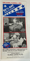 Vintage Florida Center Hotel Brochure Orlando Florida BRO9 - £6.18 GBP