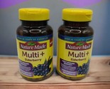 2x Nature Made Multi+ Elderberry Multivitamin Immune Support 60 Caps Ea ... - $19.59