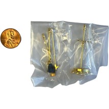 Clare-Bell Brass Works Maine Fireplace Tools Accessory Dollhouse Miniature 1:12 - £40.27 GBP