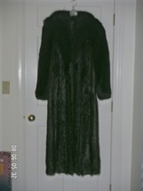 Women&#39;s beaver fur coat, full-length, deep golden brown, NWOT, Medium - $798.77