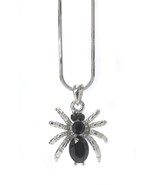 Crystal Spider Pendant Necklace - £10.17 GBP