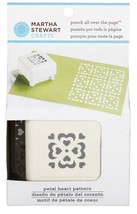 Martha Stewart Crafts Petal Heart Pattern  Punch All Over the Page - $24.95