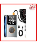 Digital Tire Inflator Air Compressor - 5 Modes, LCD Display &amp; Emergency ... - $1,174.57 MXN