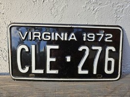 1972 Vintage Virginia License Plate  CLE-276 - £14.65 GBP