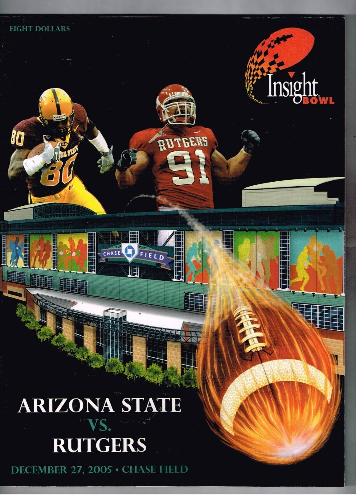 Primary image for 2005 Insight Bowl Game Program Arizona State Sun Devils Rutgers Scarlet Knights
