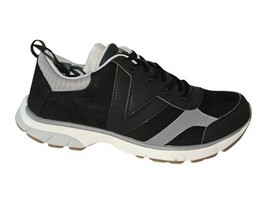 Vionic Zanny Women&#39;s Waterproof Walking Sneaker Black Leather - Sz Medium - $48.02