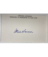 Steve Harmon Signed Autographed 3x5 Index Card #2 - Football - £10.19 GBP
