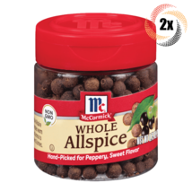 2x Shakers McCormick Whole Allspice Seasoning | .75oz | Peppery Sweet Flavor - £13.42 GBP