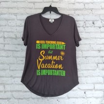 Old Navy T Shirt Womens S Teaching is Important Summer Vacation Is Importanter - £14.13 GBP