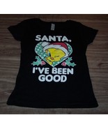 GIRLS KIDS Looney Tunes TWEETY BIRD I&#39;VE BEEN GOOD CHRISTMAS T-Shirt SMA... - $22.34 CAD