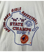 Vintage Basketball T Shirt Single Stitch Racine State Champs 1997 USA 90... - £15.93 GBP