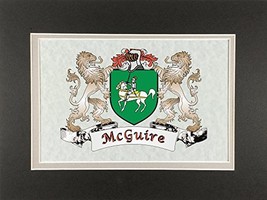 McGuire Irish Coat of Arms Print - Frameable 9&quot; x 12&quot; - £18.97 GBP