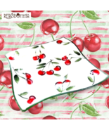 CHERRY Hand Painted Ceramic Serving Plate - $842.47 MXN