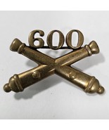 Authentic US Army 600th Field Artillery Battalion Collar Insignia WW2 Pin - $456.65 MXN