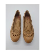 Comfortiva Flats 9M Womens Brown Leather Slip On Closed Toe Memory Foam ... - £24.33 GBP