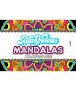 25 MARVELOUS MANDALA Coloring Pages Adult Coloring Book Vol 1; Mindfulne... - £0.79 GBP