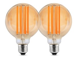 Albrillo Vintage Edison Light Bulbs Dimmable E26 LED 720LM, Warm White, 2 Pack - £11.02 GBP