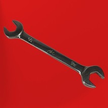 Mac Tools DR1214 Double Open Ended Wrench 3/8&quot; &amp; 7/16&quot; USA Made Chrome Mechanic - £15.35 GBP