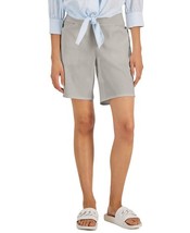 MSRP $50 International Concepts Womens Curvy Pull-On Bermuda Shorts Beig... - $22.77