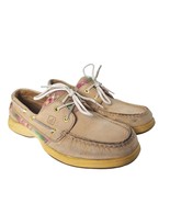 Sperry Top Sider Women&#39;s 9772195 Angelfish Boat Shoe Tan Pink Size 7.5 M... - £18.77 GBP