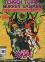 Anime DVD Tengen Toppa Gurren Lagann Vol.1-27 End + 2 Movies (Guren &amp; Ragan)  - £27.28 GBP