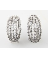 14k White Gold Ladies Diamond Earrings Omega Backs TDW = 0.85 ct Retail = - €1.476,92 EUR