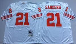Men&#39;s Deion Sanders #21 Stitched Jersey Scarlet White Black - €40,61 EUR