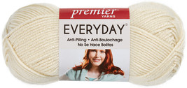 Premier Yarns Anti-Pilling Everyday Worsted Solid Yarn-Cream - £12.72 GBP