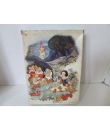 SPRINGBOK  WALT DISNEY 100 PC PUZZLE SNOW WHITE &amp; SEVEN DWARFS 1973  - $5.35 CAD