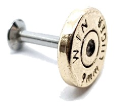 Bullet Back Involucro Labret Monroe Helix Tragus 16g (1.2mm) Acciaio 316... - £5.99 GBP